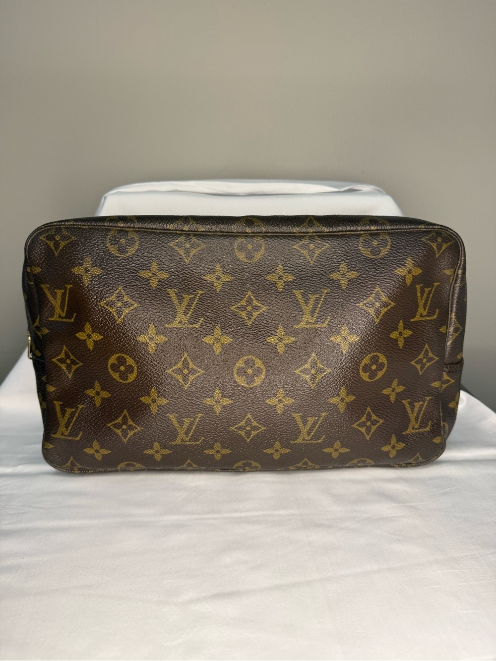 Louis Vuitton Brown Monogram Trousse Toilette 28
